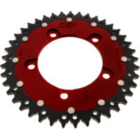 Rear sprocket dual 41 tooth pitch 525 red