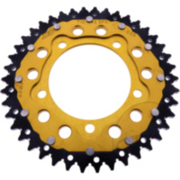 Rear sprocket dual 42 tooth pitch 525 gold