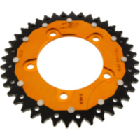 Rear sprocket dual 40 tooth pitch 525 gold