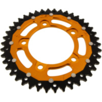 Rear sprocket dual 42 tooth pitch 525 gold ZFD70242GLD