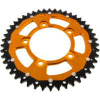 Rear sprocket dual 46 tooth pitch 525 gold ZFD70246GLD