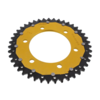 Rear sprocket dual 43 tooth pitch 520 gold