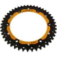 Rear sprocket dual 45 tooth pitch 530 gold