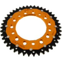 Rear sprocket dual 43 tooth pitch 525 gold ZFD187743GLD