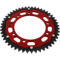 Rear sprocket dual 48 tooth pitch 428 red