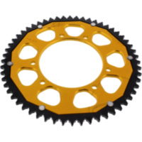 Rear sprocket dual 56 tooth pitch 428 gold ZFD113456GLD