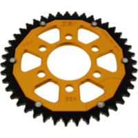 Rear sprocket dual 43 tooth pitch 428 gold