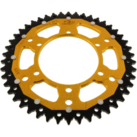 Rear sprocket dual 46 tooth pitch 525 gold