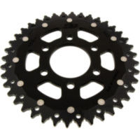 Rear sprocket dual 40 tooth pitch 525 black
