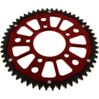 Rear sprocket dual 54 tooth pitch 428 red