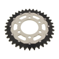 Rear sprocket dual 36 tooth pitch 520 silver