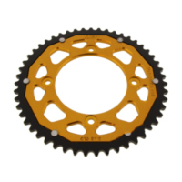 Rear sprocket dual 51 tooth pitch 420 gold ZFD114151GLD
