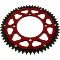 Rear sprocket dual 54 tooth pitch 420 red