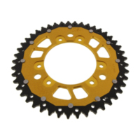 Rear sprocket dual 45 tooth pitch 520 gold