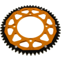 Rear sprocket dual 54 tooth pitch 428 gold