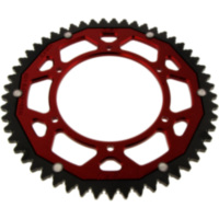 Rear sprocket dual 53 tooth pitch 420 red