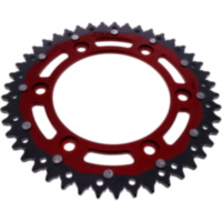 Rear sprocket dual 45 tooth pitch 520 red