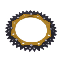 Rear sprocket dual 37 tooth pitch 520 gold