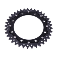 Rear sprocket dual 37 tooth pitch 520 black