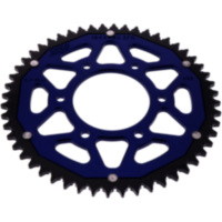 Rear sprocket dual 52 tooth pitch 428 blue