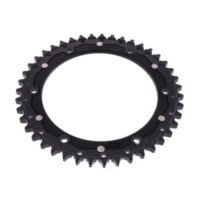 Rear sprocket dual 43 tooth pitch 530 black