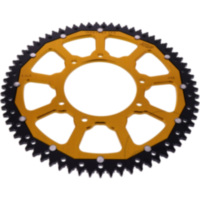 Rear sprocket dual 69z pitch 428 gold