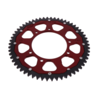 Rear sprocket dual 58 tooth pitch 420 RED