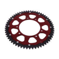 Rear sprocket dual 59 tooth pitch 420 RED