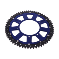 Rear sprocket dual 62z pitch 420 bluE ZFD113162BLU