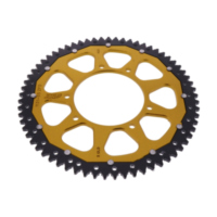 Rear sprocket dual 65 tooth pitch 420 GOLD ZFD113165GLD