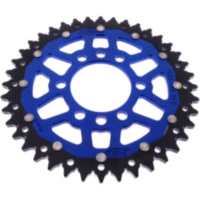 Rear sprocket dual 40 tooth pitch 520 blue