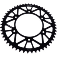 Rear sprocket alu 51 tooth pitch 520 black JTA89751BLK