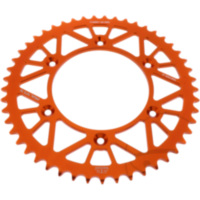 Rear sprocket alu 49 tooth pitch 520 orange