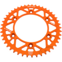 Rear sprocket alu 45 tooth pitch 520 orange