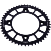 Rear sprocket alu 49 tooth pitch 428 black JTA89549BLK