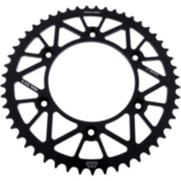 Rear sprocket alu 51 tooth pitch 520 black JTA21051BLK