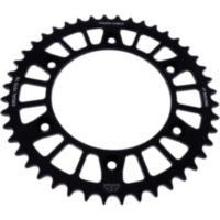 Rear sprocket alu 44 tooth pitch 520 black JTA21044BLK