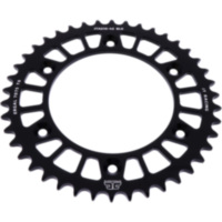 Rear sprocket alu 42 tooth pitch 520 black JTA21042BLK