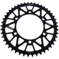 Rear sprocket alu 46 tooth pitch 520 black JTA48646BLK