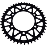 Alu-Kettenrad 45Z Teilung 520 schwarz JTA48645BLK passend für Kawasaki GPZ  500 EX500D 1998, 60/50/34/27 PS, 44/37/25/20 kw