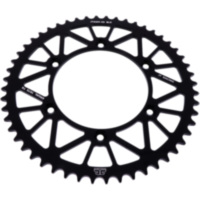 Rear sprocket alu 52 tooth pitch 520 black