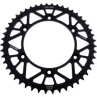 Rear sprocket alu 48 tooth pitch 520 black JTA25148BLK