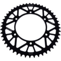 Rear sprocket alu 49 tooth pitch 520 black JTA80849BLK