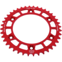 Rear sprocket alu 40 tooth pitch 520 red