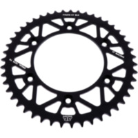 Rear sprocket alu 47 tooth pitch 520 black JTA21047BLK