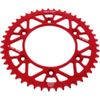 Rear sprocket alu 47 tooth pitch 520 red