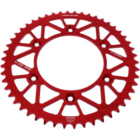 Rear sprocket alu 50 tooth pitch 520 red