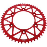 Rear sprocket alu 52 tooth pitch 520 red