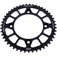 Rear sprocket alu 47 tooth pitch 428 black