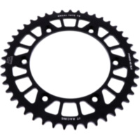 Rear sprocket alu 45 tooth pitch 520 black JTA82245BLK